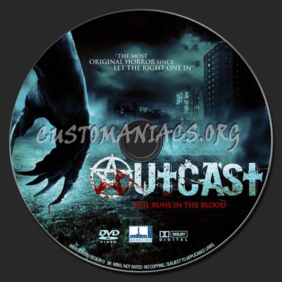 Outcast dvd label