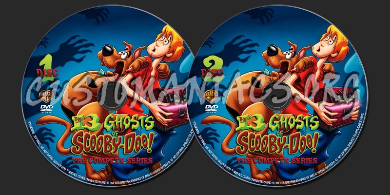 The 13 Ghosts Of Scooby-Doo!: Complete Series dvd label