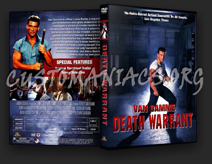 Death Warrant dvd cover
