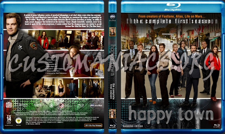 Happy Town Season 1 blu-ray cover