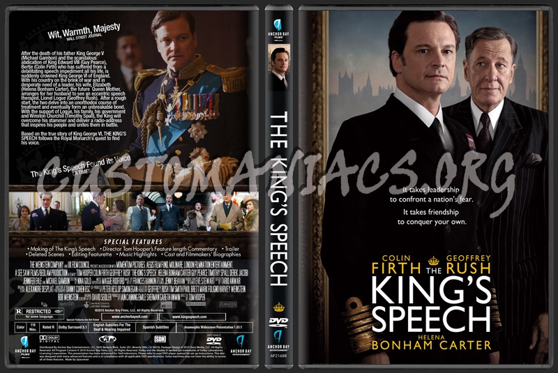 The King's Speech dvd cover