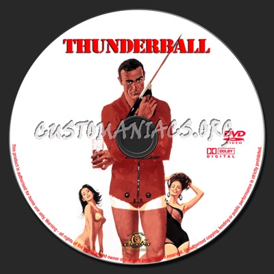 Thunderball dvd label