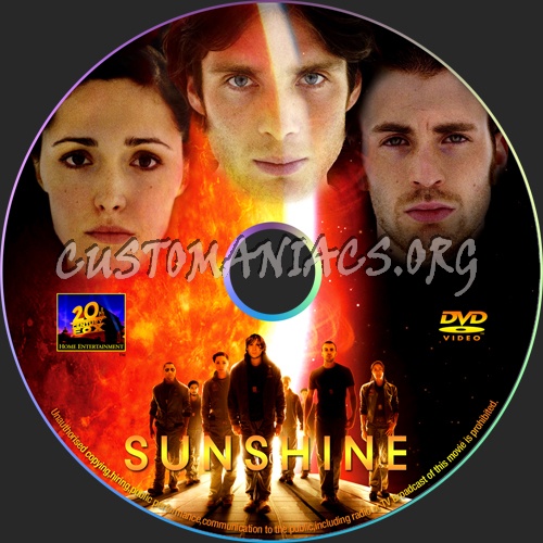 Sunshine dvd label