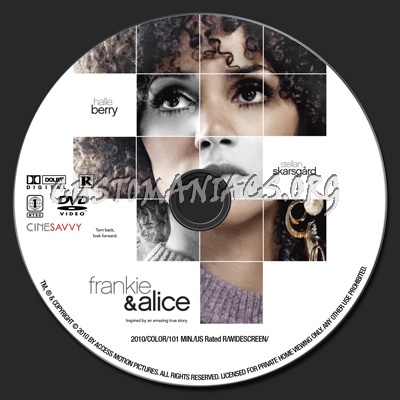 Frankie & Alice dvd label