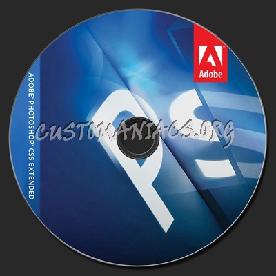 Adobe Photoshop CS5 Extended dvd label