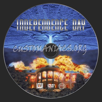 Independence Day dvd label