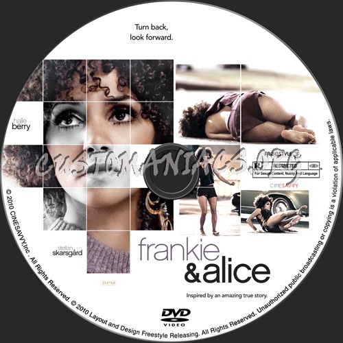 Frankie and Alice dvd label