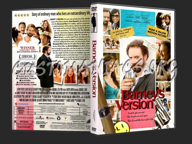 Barney's Version dvd cover