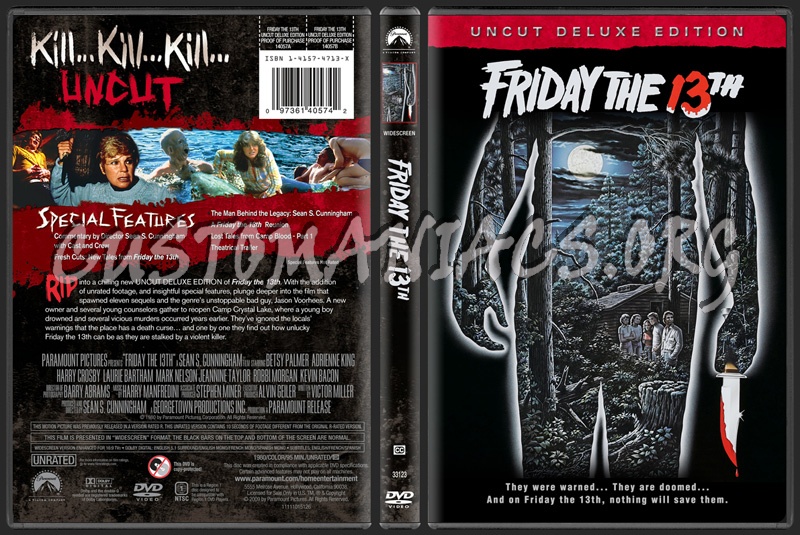 Friday The 13th (Deluxe Edition) Franchise Collection dvd cover