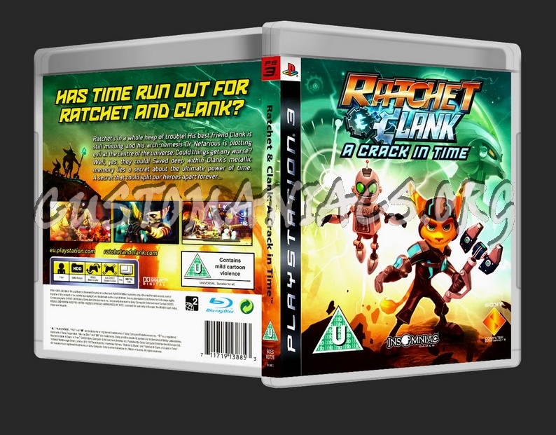 Ratchet & Clank : A Crack In Time dvd cover