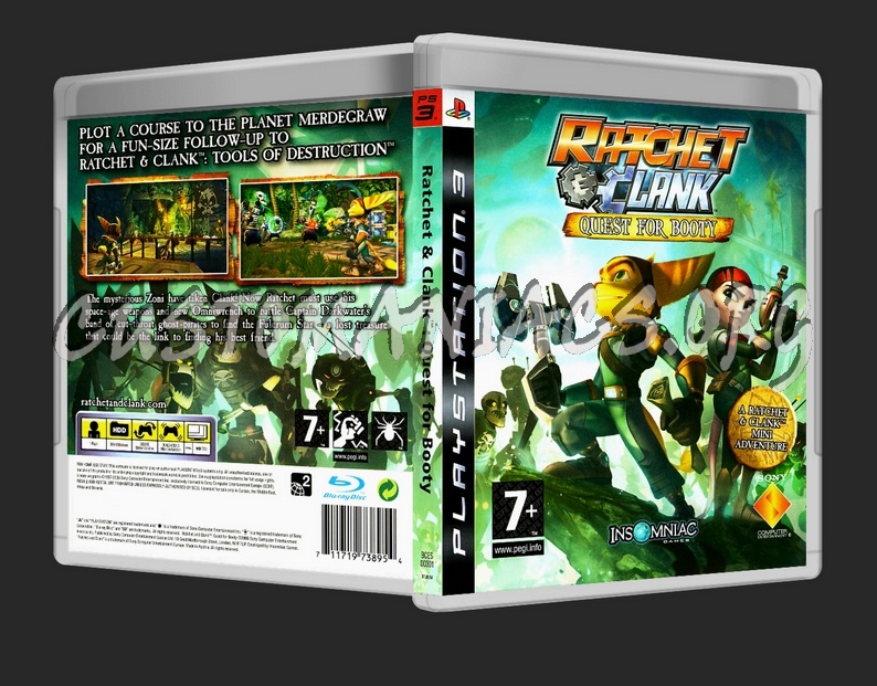 Ratchet & Clank : Quest For Booty dvd cover