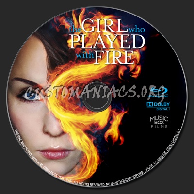 The Girl Who Played with Fire blu-ray label