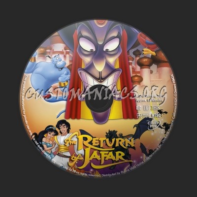 The Return of Jafar dvd label