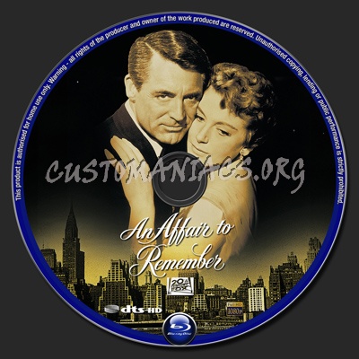 An Affair To Remember blu-ray label