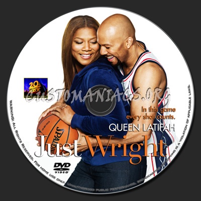 Just Wright dvd label