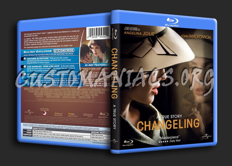 Changeling blu-ray cover