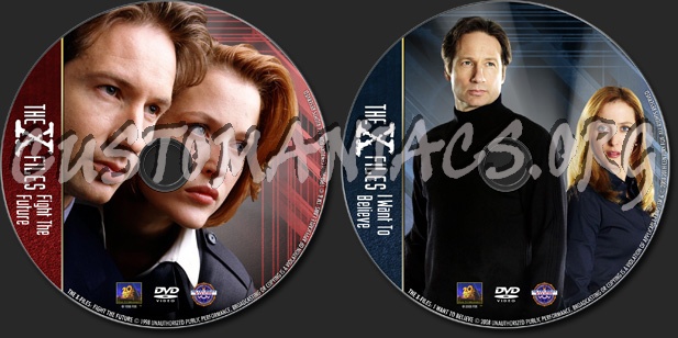 The X-Files - Movie Collection dvd label