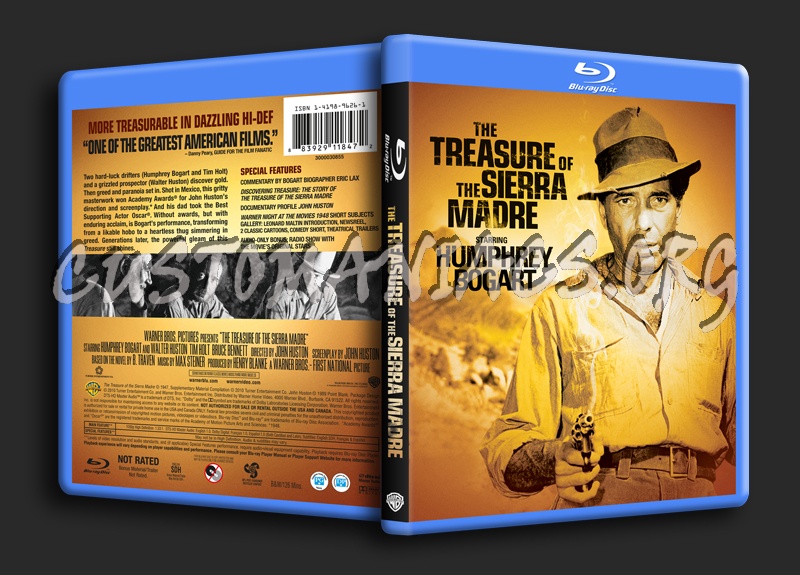 The Treasure of the Sierra Madre blu-ray cover