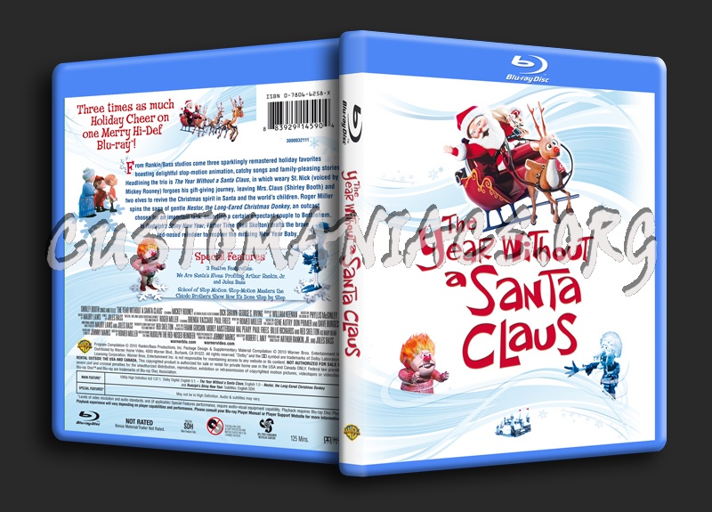 The Year Without a Santa Claus blu-ray cover