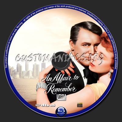An Affair To Remember blu-ray label