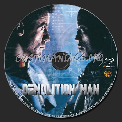 Demolition Man blu-ray label