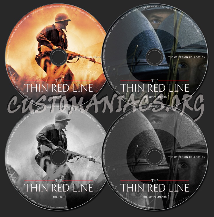 536 - The Thin Red Line dvd label