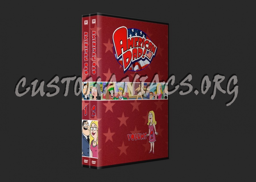 American Dad Season 1-2 dvd cover