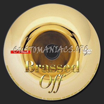 Brassed Off dvd label