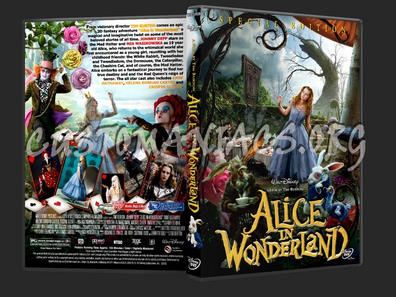 Alice In Wonderland dvd cover