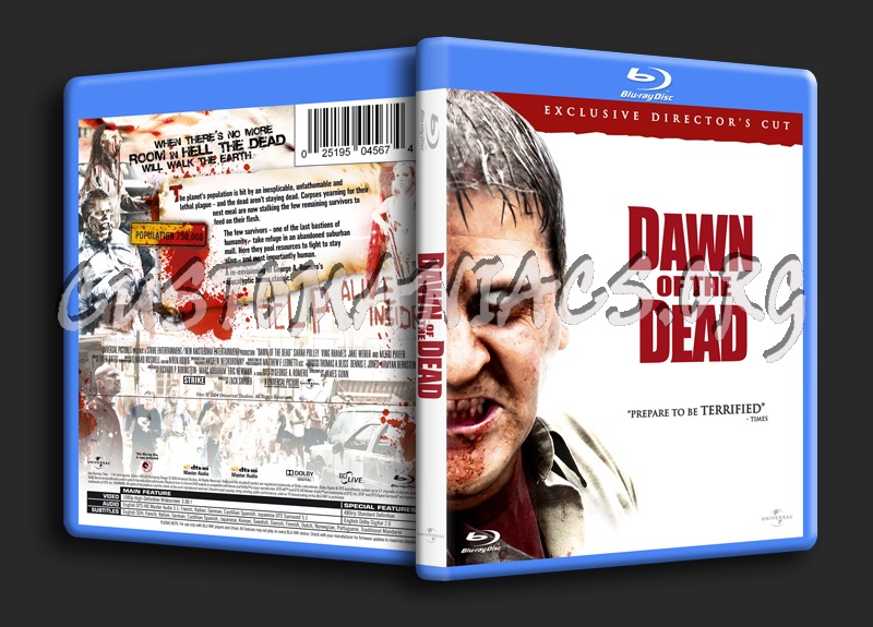 Dawn Of The Dead (2004) blu-ray cover