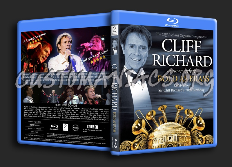 Cliff Richard Bold As Brass blu-ray cover