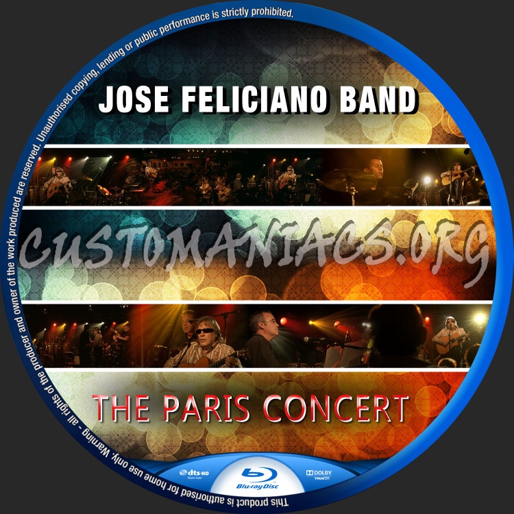 Jose Feliciano The Paris Concert blu-ray label