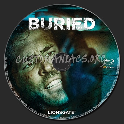 Buried blu-ray label