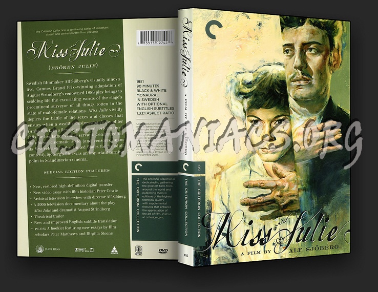 416 - Miss Julie dvd cover