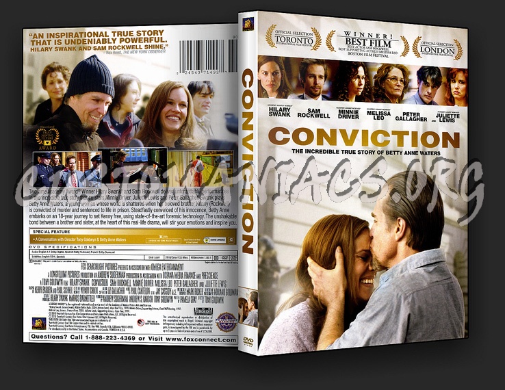 Conviction dvd cover