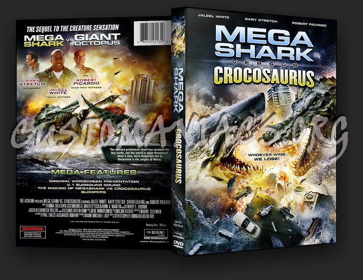 Mega Shark vs. Crocosaurus dvd cover