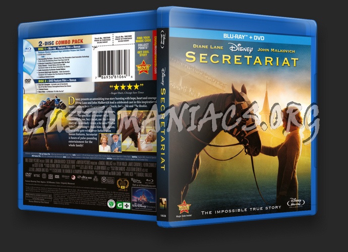 Secretariat blu-ray cover