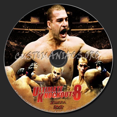 UFC  Ultimate Knockouts 8 dvd label