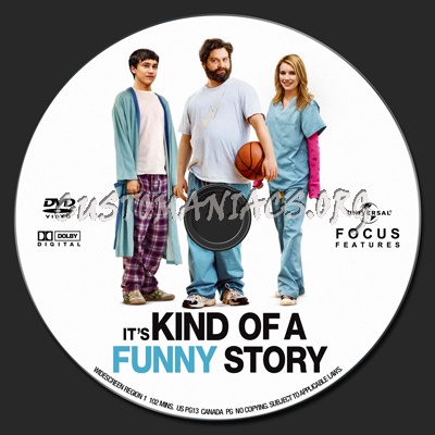 It's Kind of a Funny Story dvd label