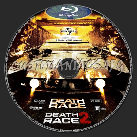 Death Race Collection blu-ray label
