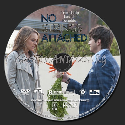No Strings Attached dvd label