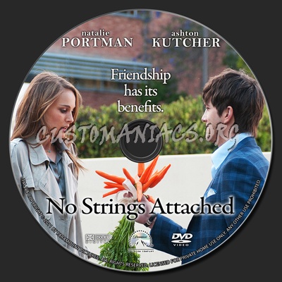No Strings Attached dvd label