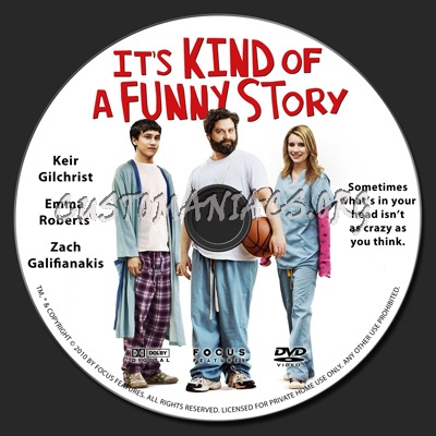 It's Kind of a Funny Story dvd label