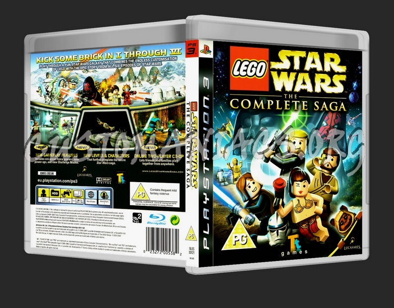 Lego Star Wars The Complete Saga dvd cover