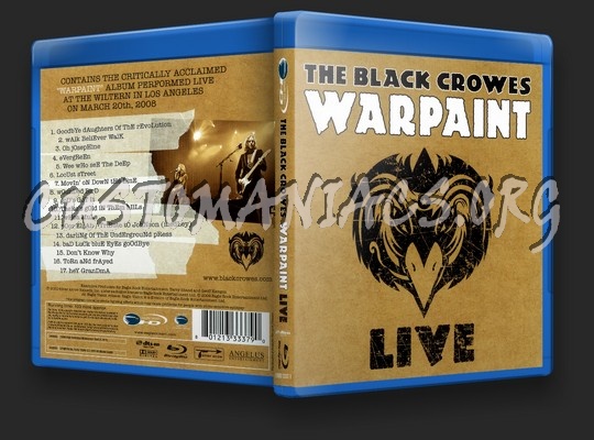 Black Crowes - Warpaint blu-ray cover