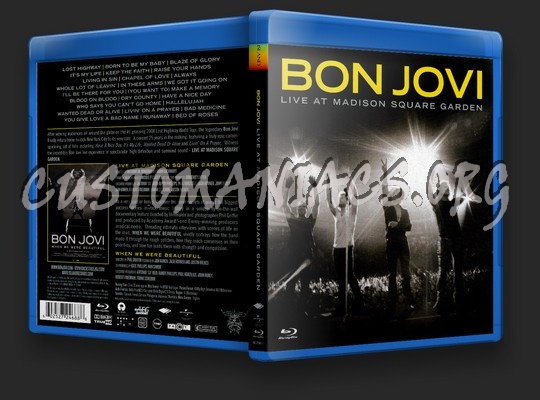 Bon Jovi - Live at Madison Square Garden blu-ray cover