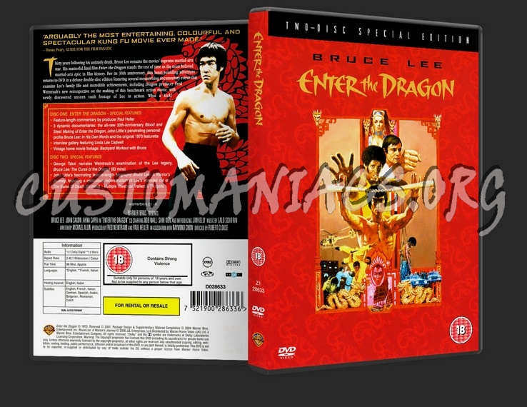 Enter The Dragon dvd cover