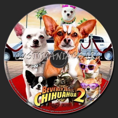 Beverly Hills Chihuahua 2 dvd label