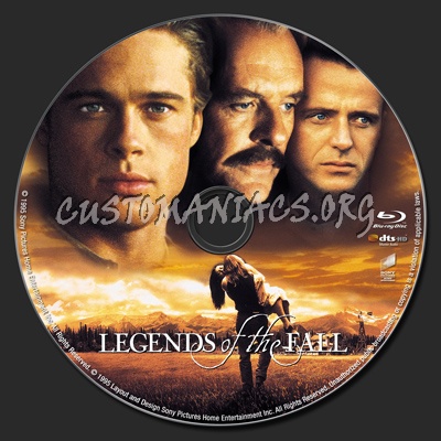 Legends Of The Fall blu-ray label
