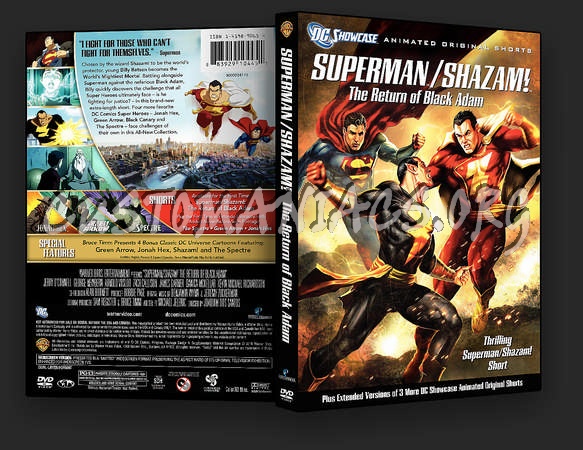 Superman/Shazam!: The Return of Black Adam dvd cover